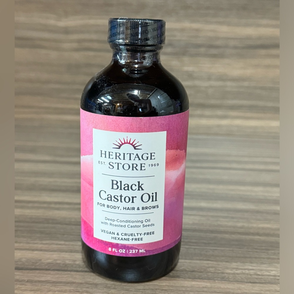 Heritage store black castor oil
